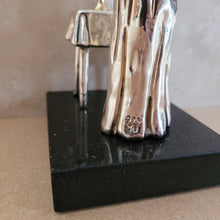 Load image into Gallery viewer, Silver Woman Lighting Shabbat Candles