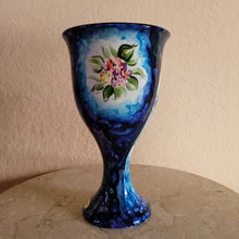 Load image into Gallery viewer, Ceramic Candlesticks and Kiddush Cup