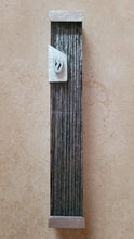 Load image into Gallery viewer, Glass and Aluminum Mezuzah