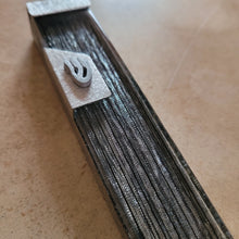 Load image into Gallery viewer, Glass and Aluminum Mezuzah