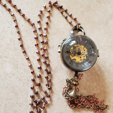 Load image into Gallery viewer, Skeleton Bubble Watch Necklace