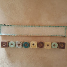 Load image into Gallery viewer, Ceramic Cubes on Tray Menorah
