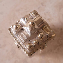 Load image into Gallery viewer, Silver Jerusalem Dreidel