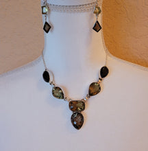 Load image into Gallery viewer, Citrine and Smokey Topaz Necklace
