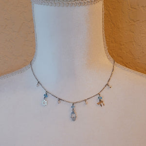 Silver Judaic Necklace