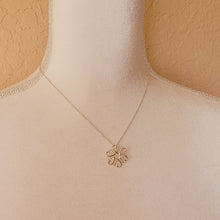 Load image into Gallery viewer, Silver Necklace with Clover of Hearts

