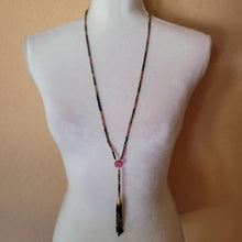 Load image into Gallery viewer, Tourmaline Tassel Necklace
