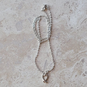 Heart on Silver Chain
