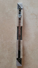 Load image into Gallery viewer, Glass and Jerusalem Stone Mezuzah
