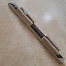 Load image into Gallery viewer, Glass and Jerusalem Stone Mezuzah
