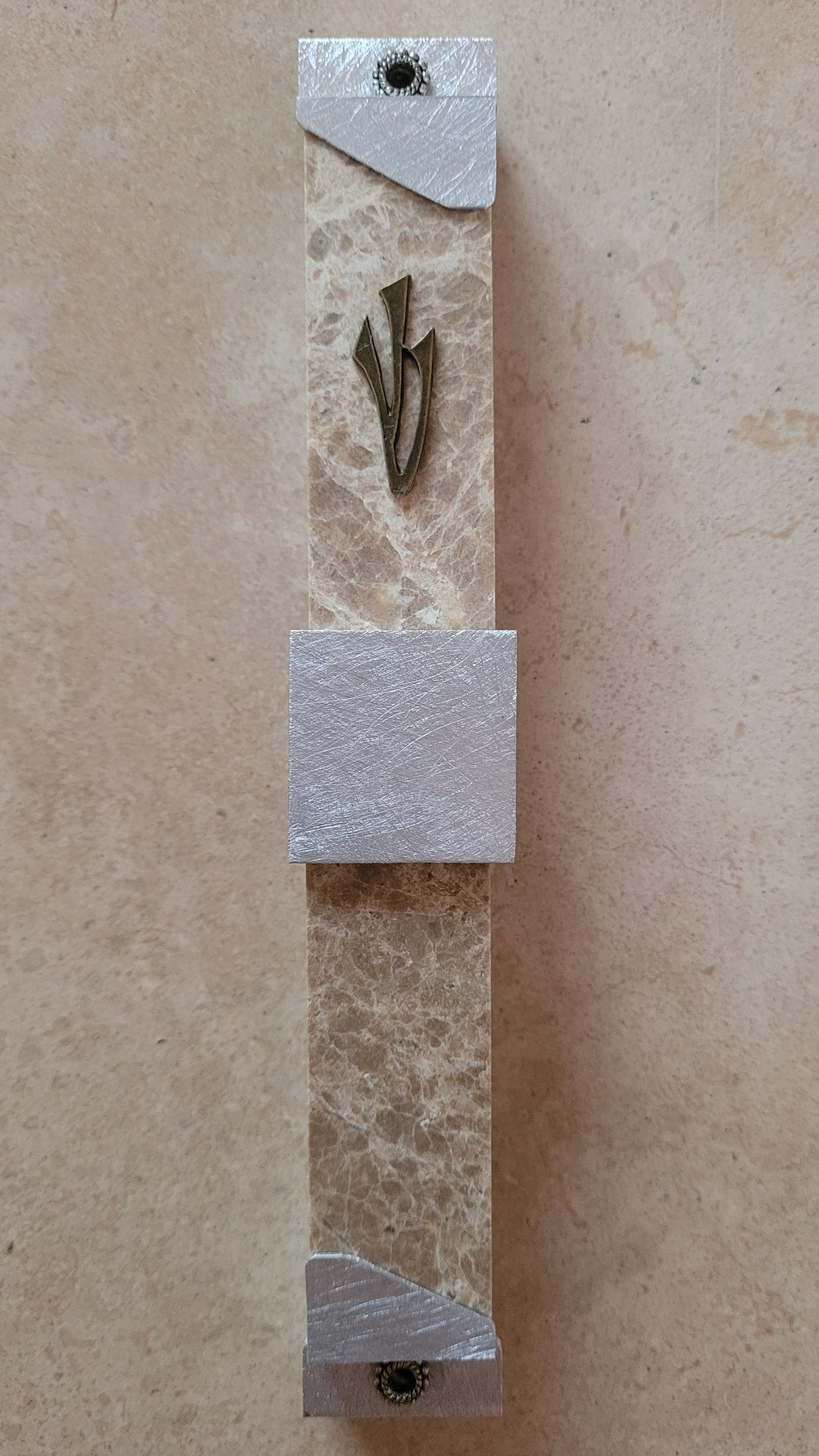 Jerusalem Stone Mezuzah