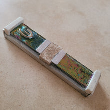 Load image into Gallery viewer, Iridescent Glass with Marble Mezuzah
