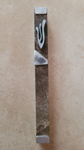Slim Polished Stone Mezuzah
