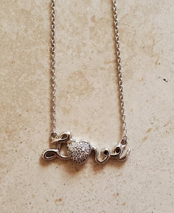 Love Necklace with Heart