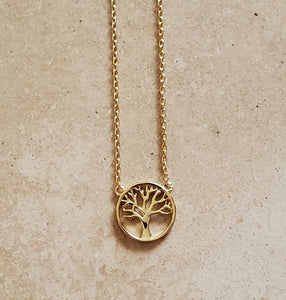 Small Gold Vermeil Tree of Life