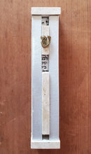 Load image into Gallery viewer, See-Through Aluminium and Jerusalem Stone Mezuzah
