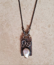 Load image into Gallery viewer, Sterling Silver Pendant with Freshwater Pearl or Turquoise
