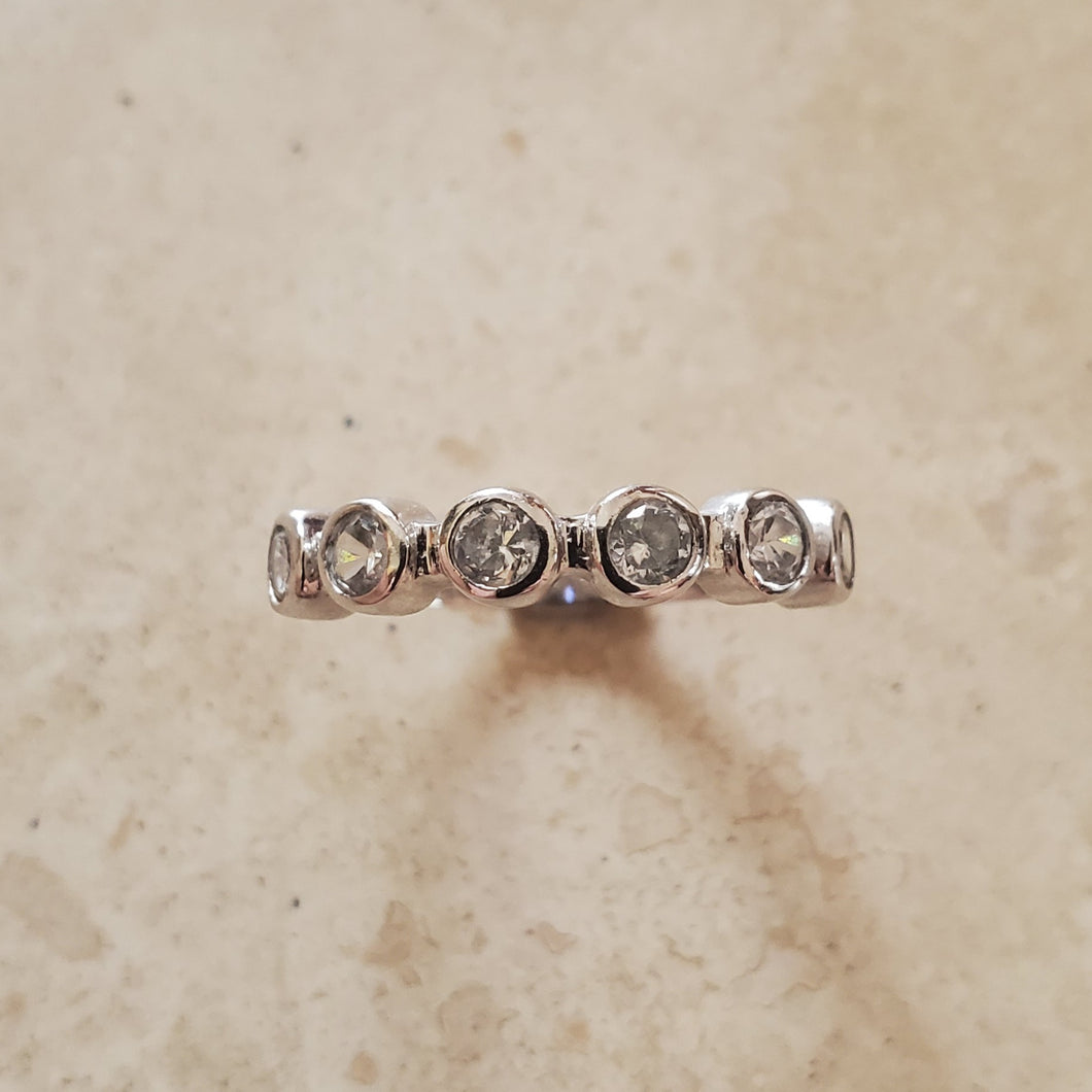 Bubble Clear CZ Ring
