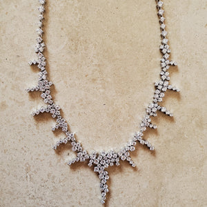 Silver and CZ Necklace