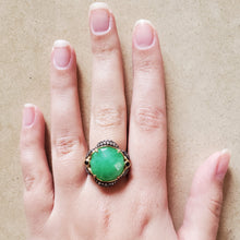 Load image into Gallery viewer, Green, Blue, or Lavender Jade Ring
