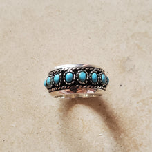 Load image into Gallery viewer, Turquoise Band Ring

