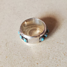 Load image into Gallery viewer, Turquoise Band Ring
