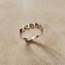 Load image into Gallery viewer, Round Semi Precious Stone Ring
