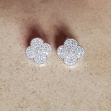 Load image into Gallery viewer, Four Leaf Clover Post Earrings

