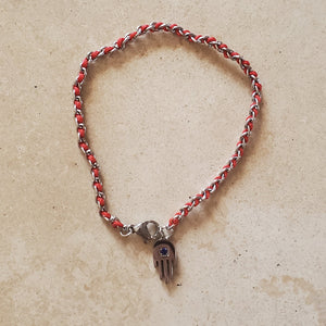Kabbalah Red String Bracelet with Hamsa