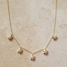 Load image into Gallery viewer, CZ Star Charms Necklace
