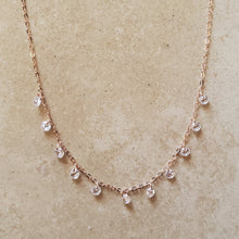 Load image into Gallery viewer, Small Hanging CZ Necklace
