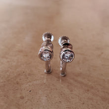 Load image into Gallery viewer, CZ Screw Back Clip On Earrings
