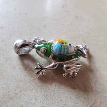 Load image into Gallery viewer, Murano Glass Frog Pendant
