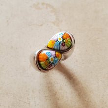 Load image into Gallery viewer, Double Teardrop Murano Glass Ring
