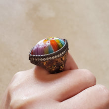 Load image into Gallery viewer, Marquise Murano Glass Ring
