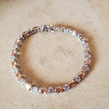 Load image into Gallery viewer, Champagne CZ Tennis Bracelet
