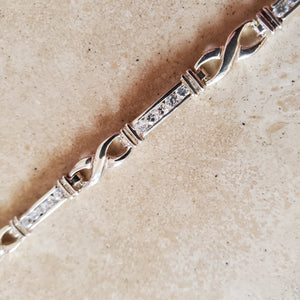 Silver Infinity Symbol Bracelet