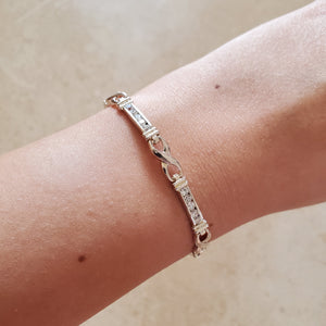 Silver Infinity Symbol Bracelet