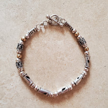 Load image into Gallery viewer, Silver and Gold Filled Bracelet
