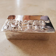 Load image into Gallery viewer, Large Rectangular Silver Pill Box
