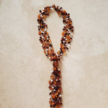 Load image into Gallery viewer, Multi Color Multi Strand Baltic Amber Necklace
