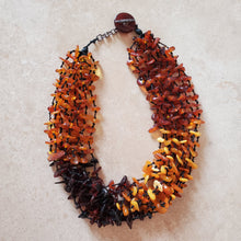 Load image into Gallery viewer, Multi Color Multi Strand Baltic Amber Choker
