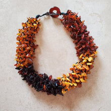 Load image into Gallery viewer, Multi Color Multi Strand Baltic Amber Choker
