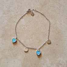 Load image into Gallery viewer, Opal Heart and Circle Bracelet
