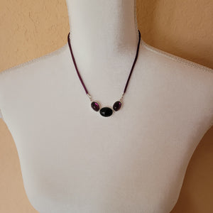 Crystal and Onyx Necklace