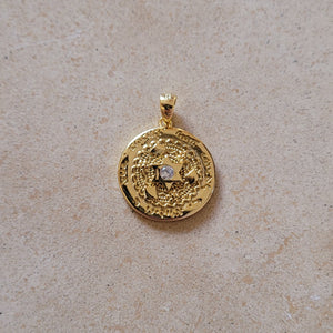 Gold Shema with Star of David