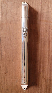 Sterling Silver Cylinder Mezuzah