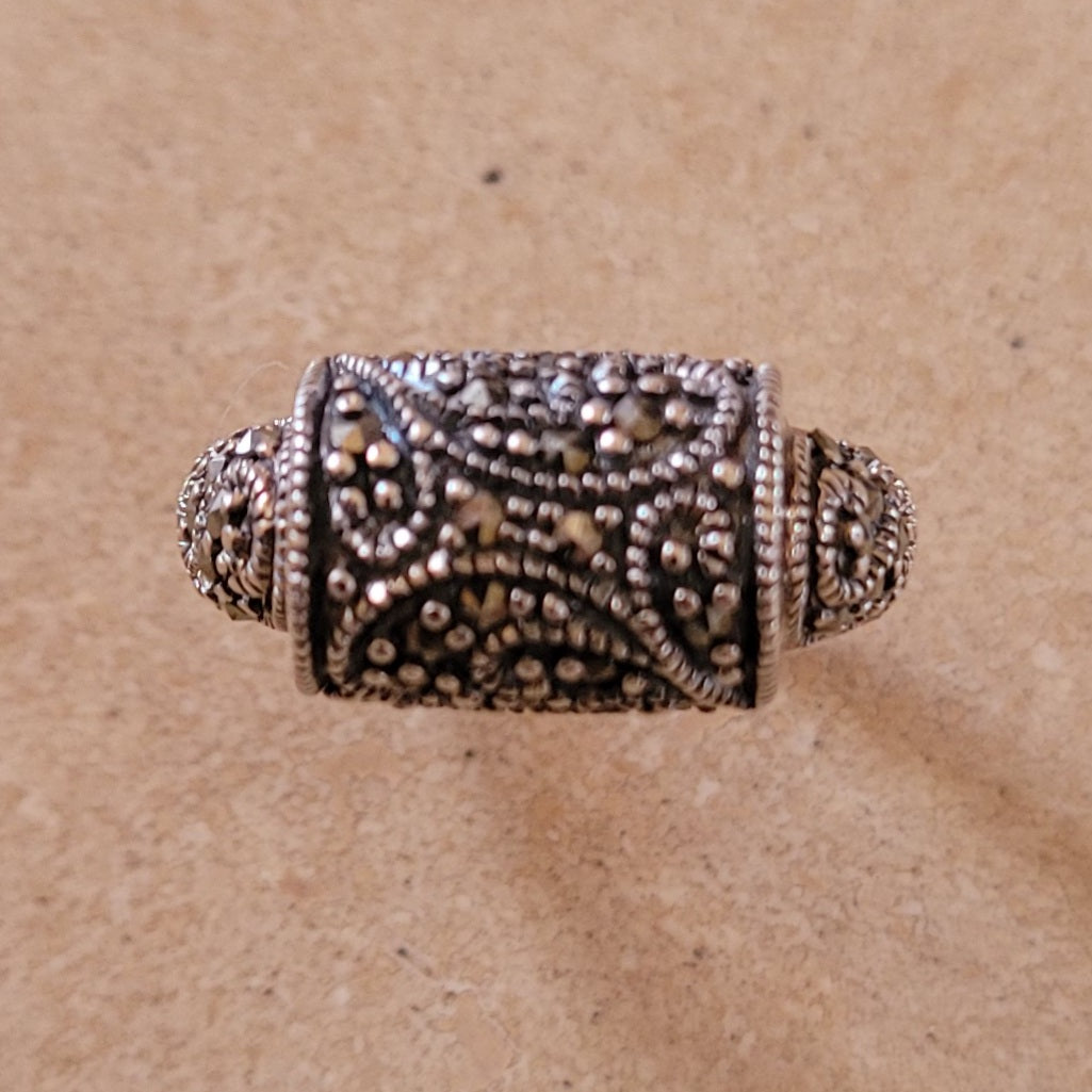 Silver with Marcasite Ring