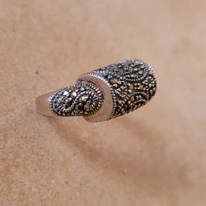 Silver and Marcasite Ring