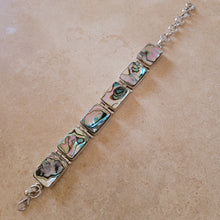 Load image into Gallery viewer, Silver and Abalone Bracelet
